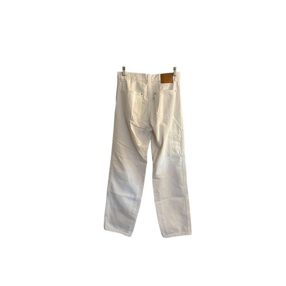 Levi’s women’s dad utility white carpenter jeans waist 24 inches - Picture 2 of 8